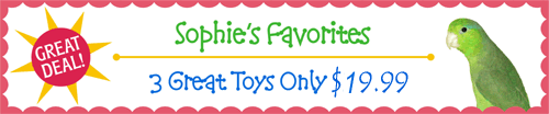Sophie's Favorites! 3 Great toys only $19.99!